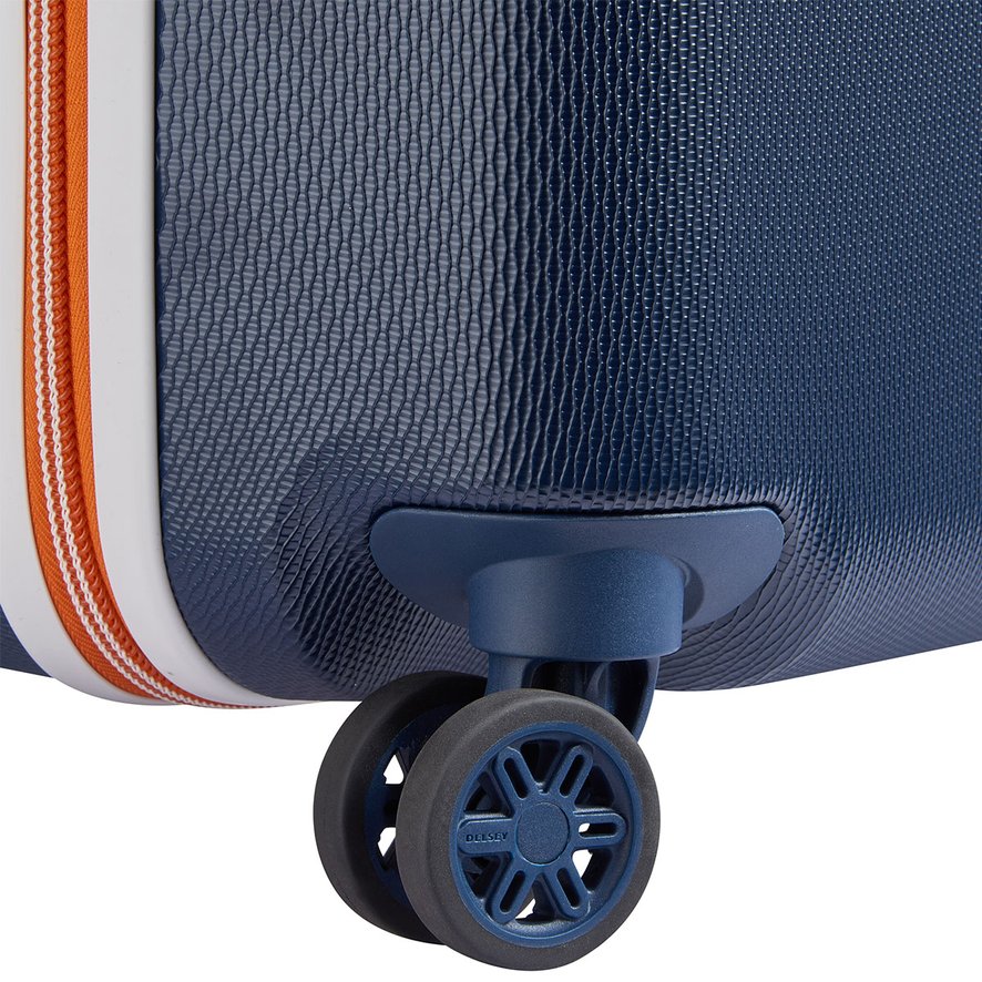 Suitcase Trolley 4 Double Wheels 67cm Slim Delsey X Roland Garros Roland Garros Store