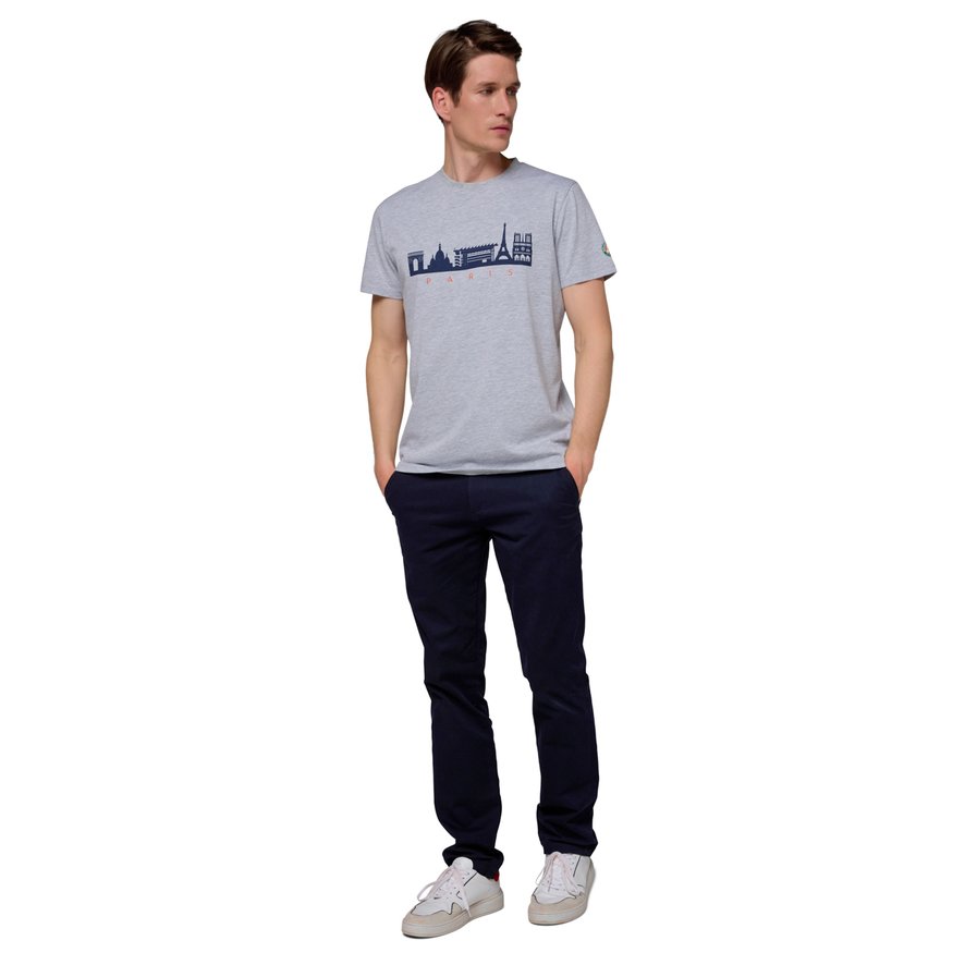 Roland-Garros Skyline man t-shirt - Grey | Roland-Garros Store
