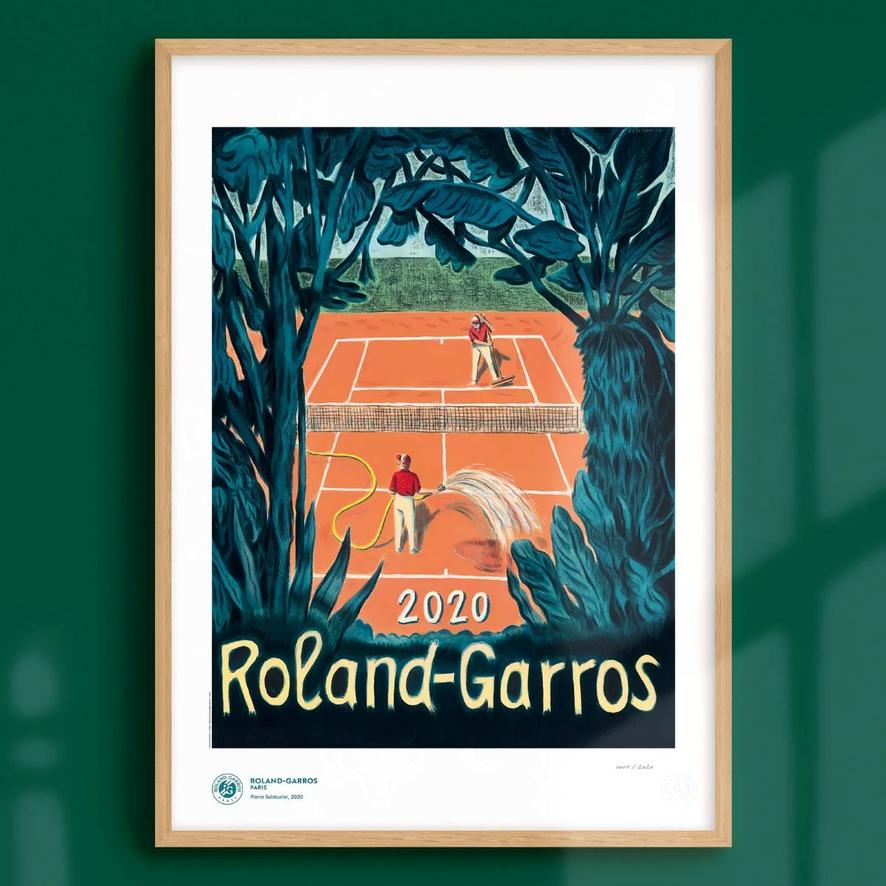 Oneart x Roland-Garros RG 2020 Exceptional poster70x100 cm in tub