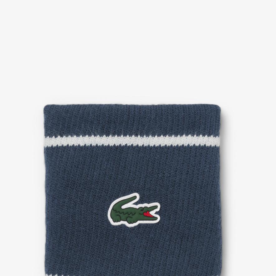 Lacoste x Roland-Garros Striped Wristband duo - Grey
