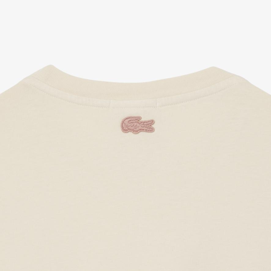 【希少】ROLAND GARROS PARIS 2012年版公式レアTシャツL Lacoste x Roland-Garros Club men T-Shirt - Ecru | Roland-Garros Store