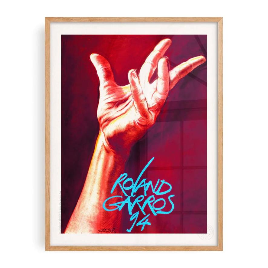 Oneart x Roland-Garros RG 1994 Poster30x40 cm in a pouch - Clay