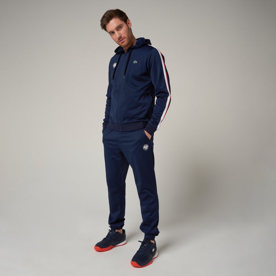 Lacoste x ball boy's pants for men - Navy blue | Roland-Garros Store