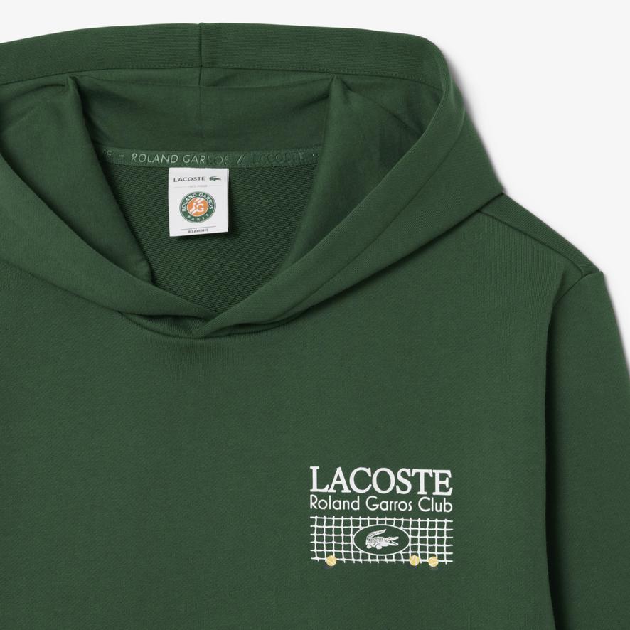 Lacoste x Roland-Garros Club Unisex Sweatshirt - Green | Roland