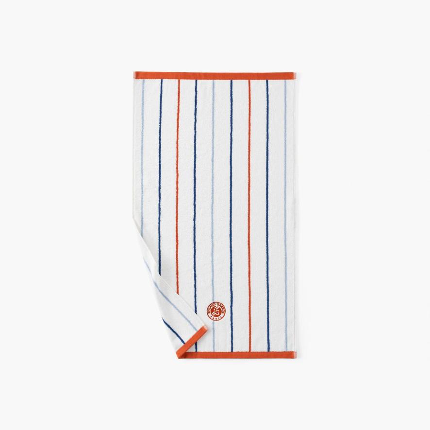 Carre Blanc x Roland-Garros Smash 50x90cm Towel - White | Roland