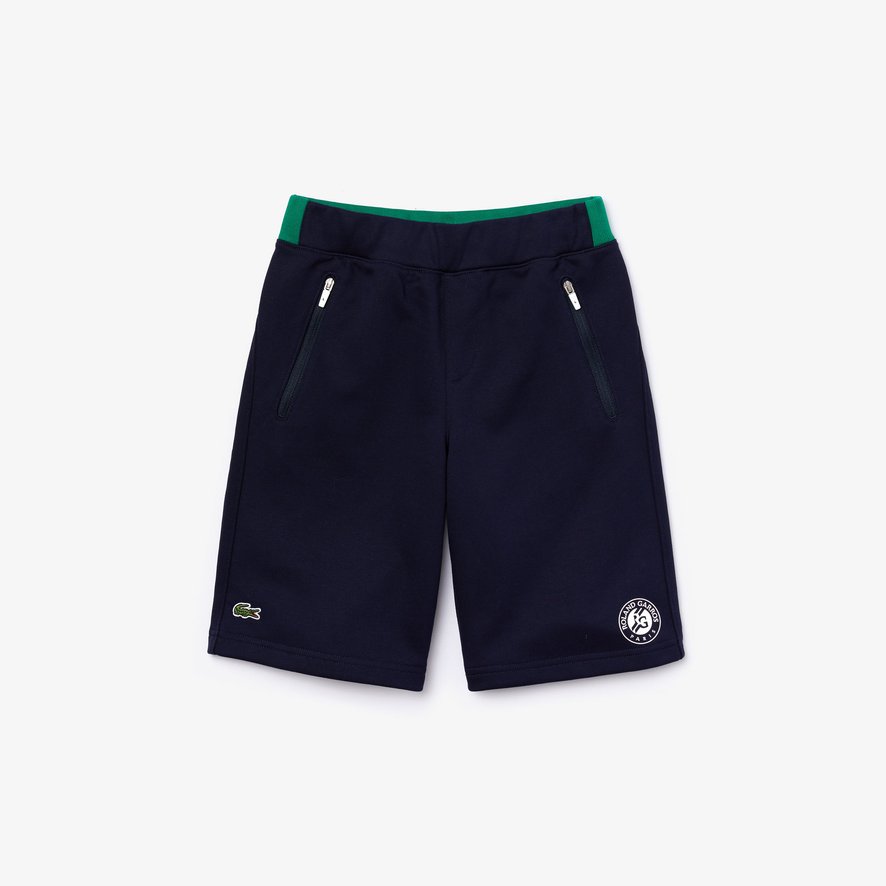 navy fleece shorts