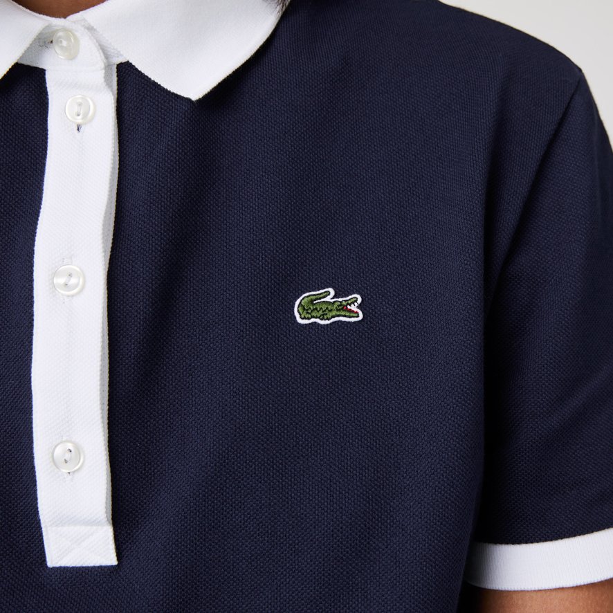 lacoste polo navy blue