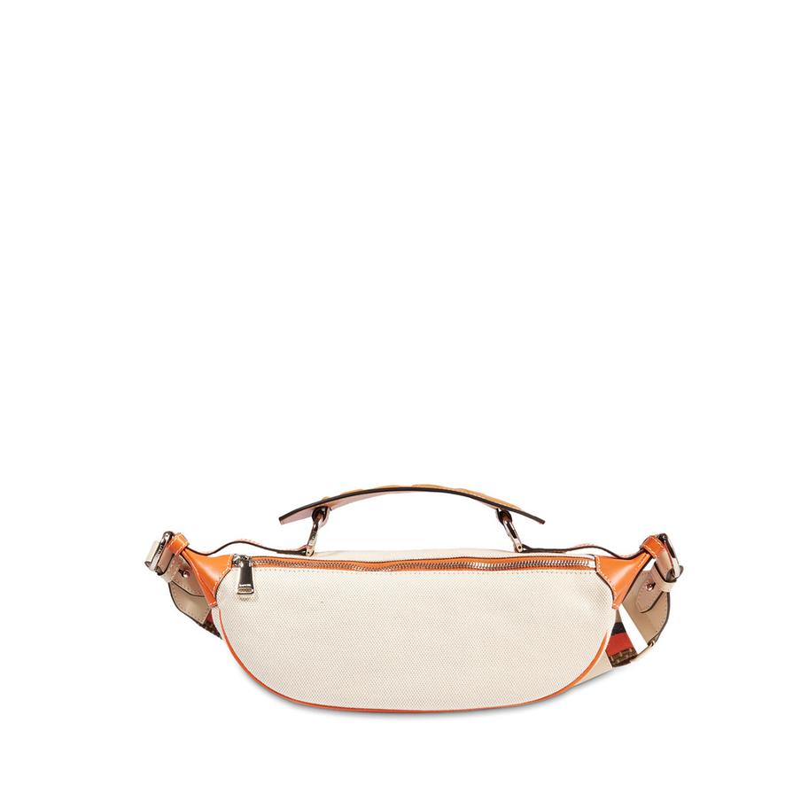 Lancel Paris x Roland-Garros Zipped Cross Body Bag - Ecru | Roland