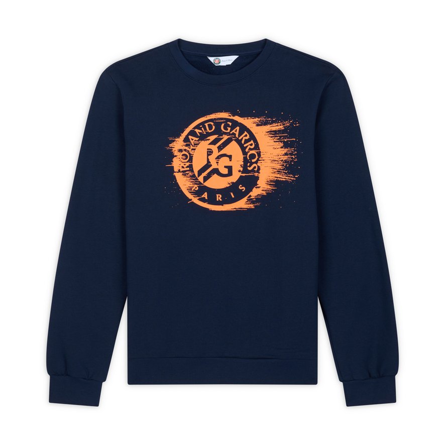 Roland Garros man Logo Sweatshirt Navy Roland Garros Store