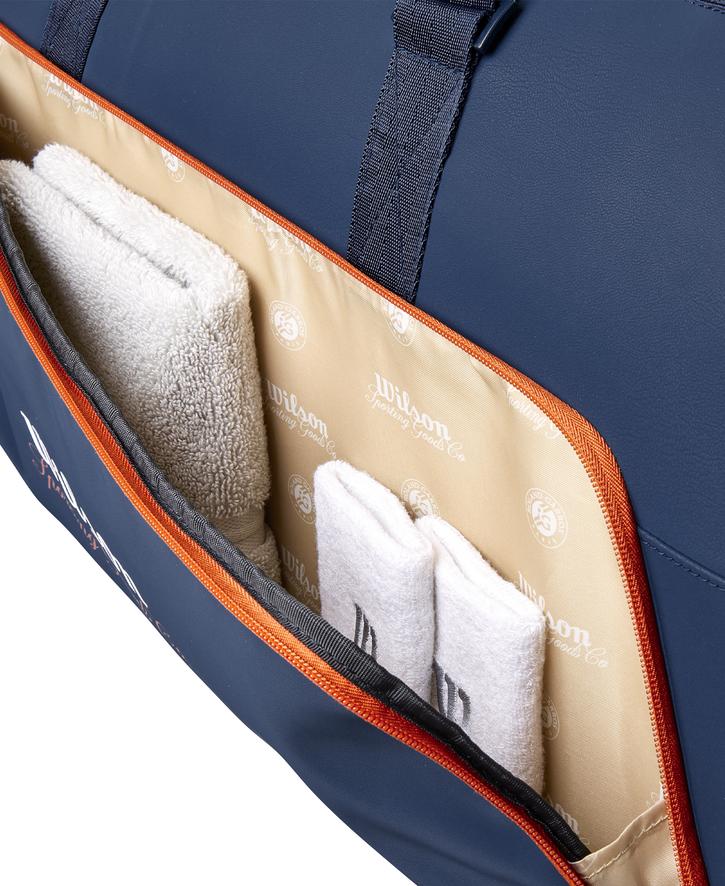 Wilson x Roland-Garros Duffel L Racquets bag - Navy blue | Roland