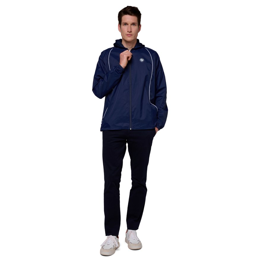Man Foldable Windbreaker - Navy | Roland-Garros Store