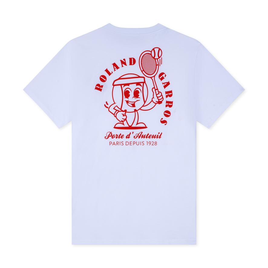 Roland-Garros man Mr Ball T-shirt - White | Roland-Garros Store