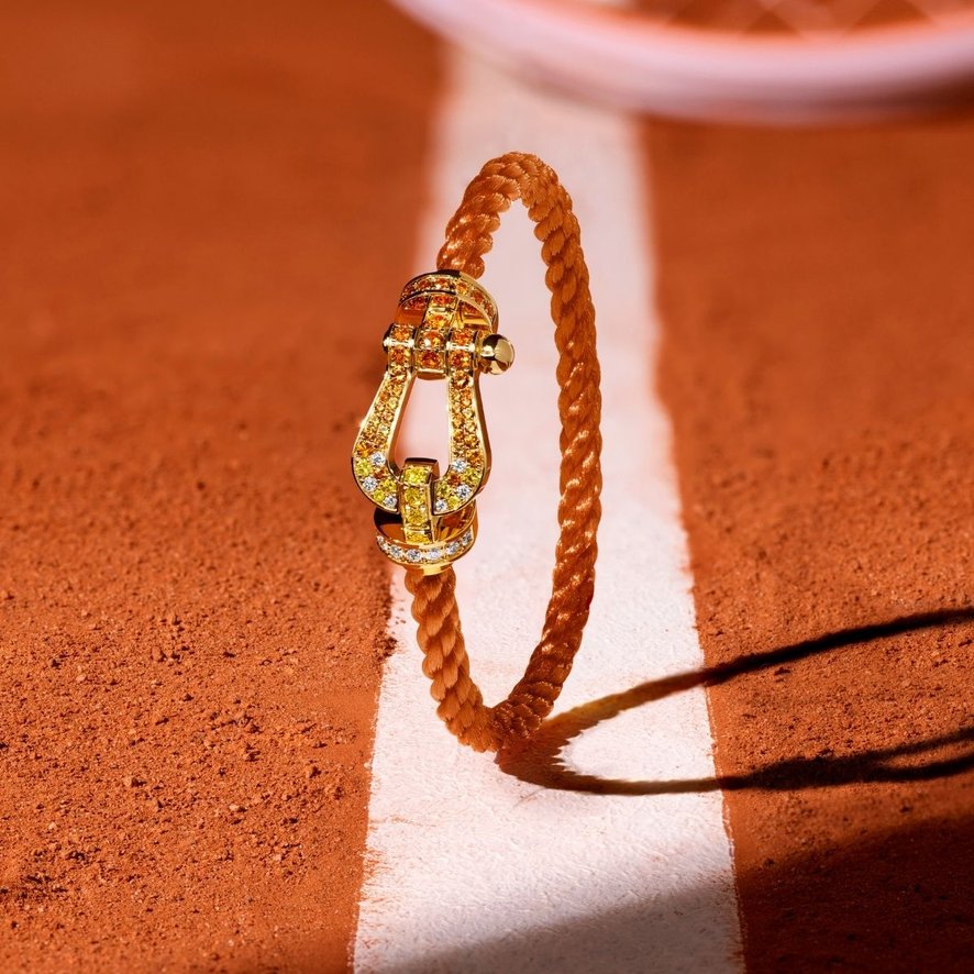 アクセサリー FRED FRED Force 10 buckle for Roland-Garros - Large model 18K yellow