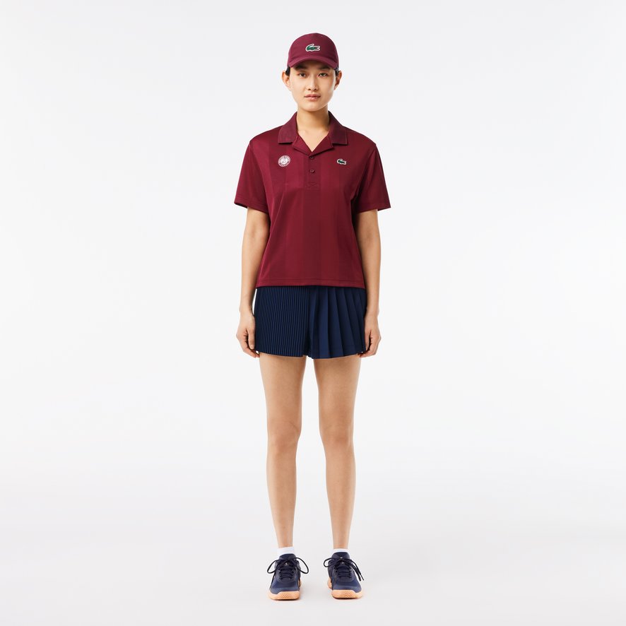 Lacoste x Roland-Garros Unisex Ball boy Polo – Burgundy | Roland-Garros  Store
