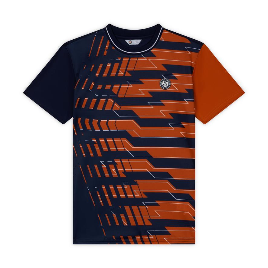 Tシャツ・カットソー RONRON SPORTY 88 STAR SHORT T SHIRT NAVY RR25BST1438NV Men's Cotton T-Shirt Navy – Rowing Blazers