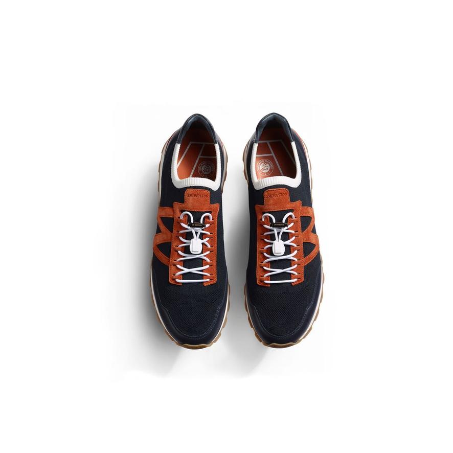 J.M Weston x Roland-Garros OMW Man Sneakers - Navy blue | Roland