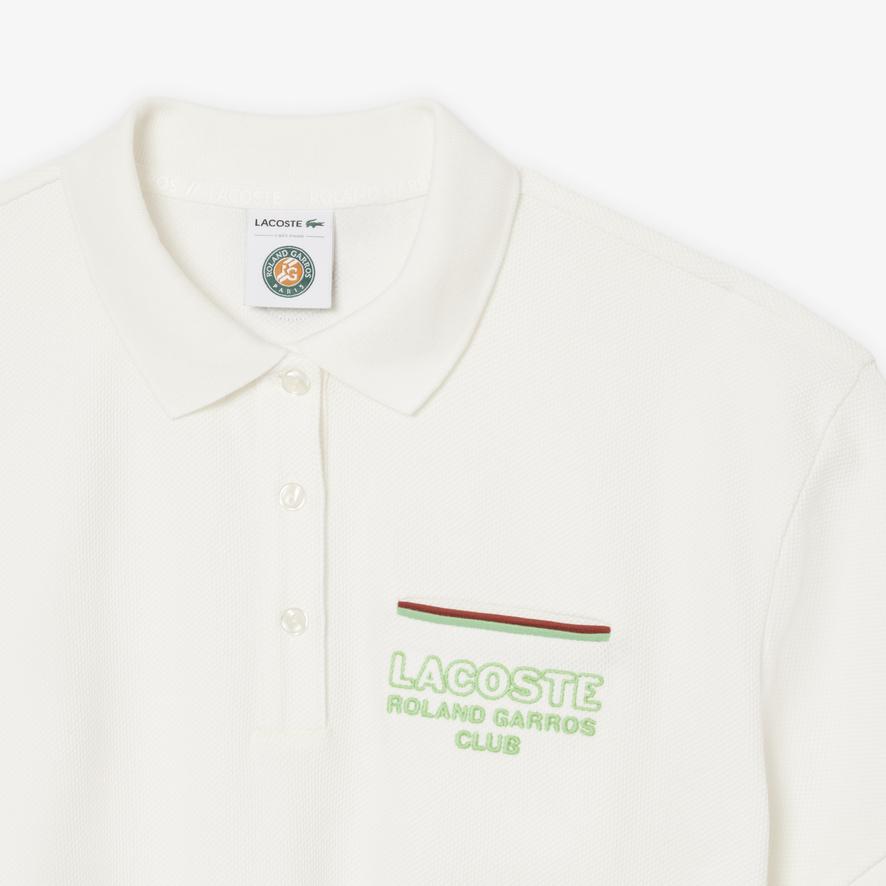 Lacoste x Roland-Garros Club Woman Polo shirt - Ecru | Roland