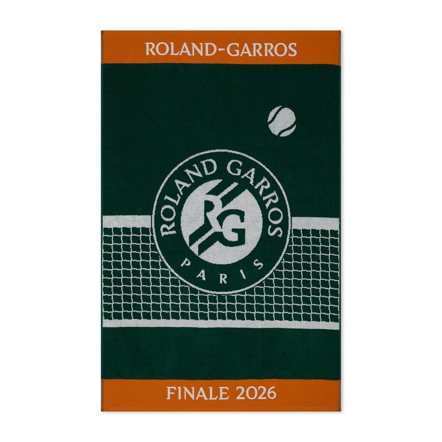 2025 Roland-Garros Final Player Towel - Green | Roland-Garros Store