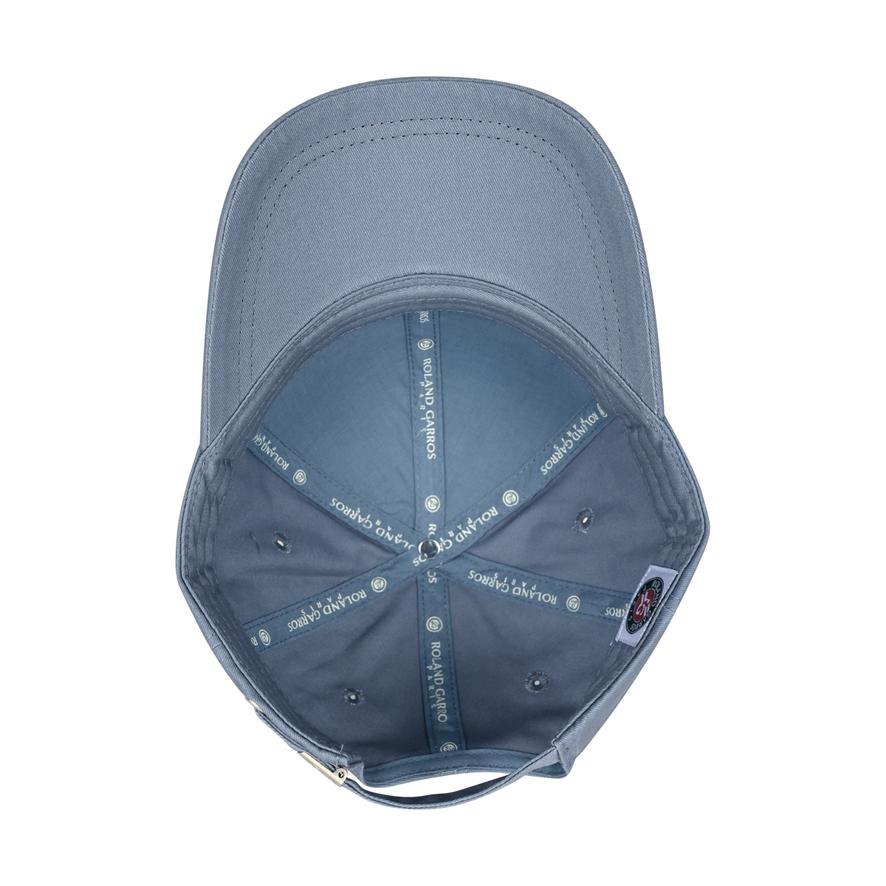Casquette Enfant Roland Garros Collection Officielle - Taille Réglable Bleu - 100% Coton