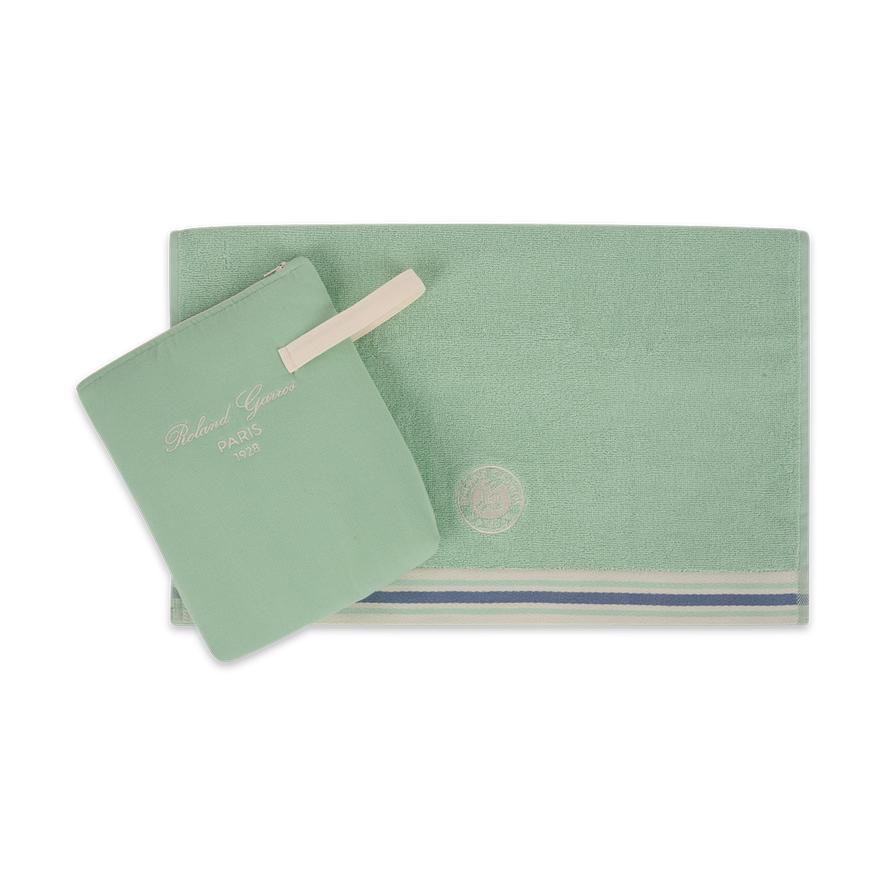Carré Blanc x Roland-Garros Sporty Chic Players' towel - Green