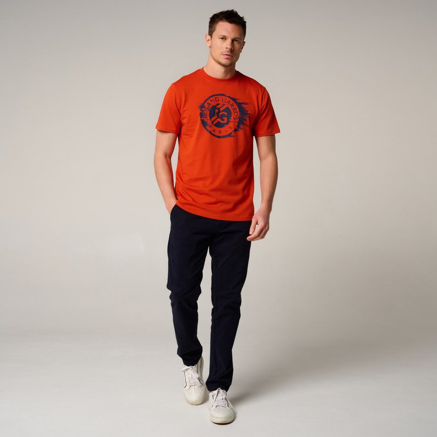 Roland-Garros logo men's t-shirt - Clay | Roland-Garros Store