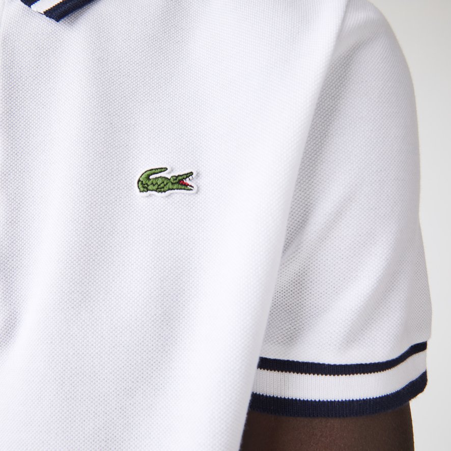 Lacoste for Roland-Garros man polo shirt - White Store