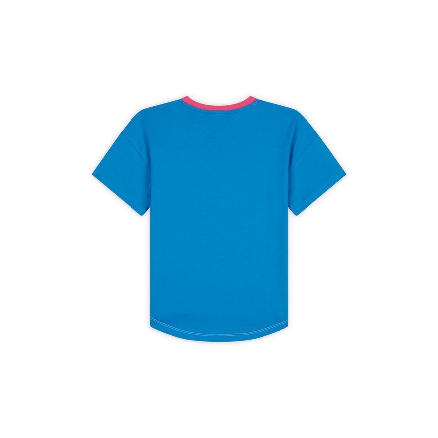 Roland-Garros girl Pop Energy T-Shirt - Blue and Pink