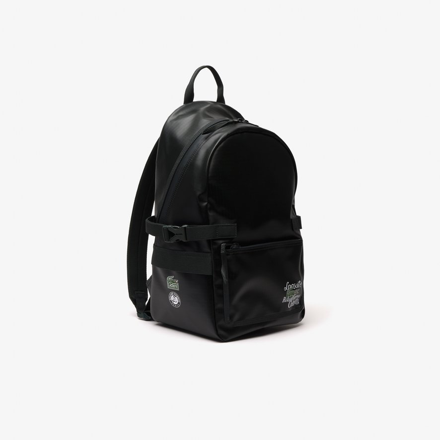 Lacoste Roland Garros ダークブルー リュック Lacoste x Roland-Garros Club Backpack - Navy | Roland-Garros
