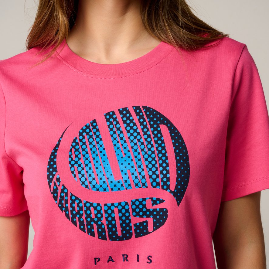 Woman Ball crop t-shirt Roland-Garros - Pink | Roland-Garros