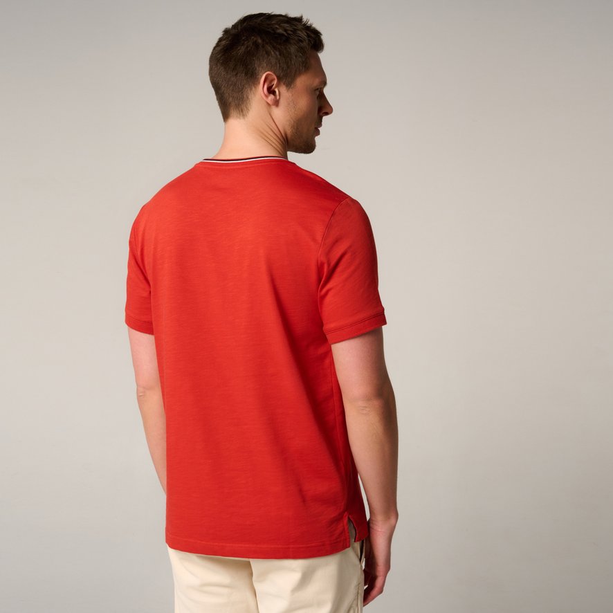 Roland-Garros Heritage Mao Collar Men's Polo - Clay | Roland