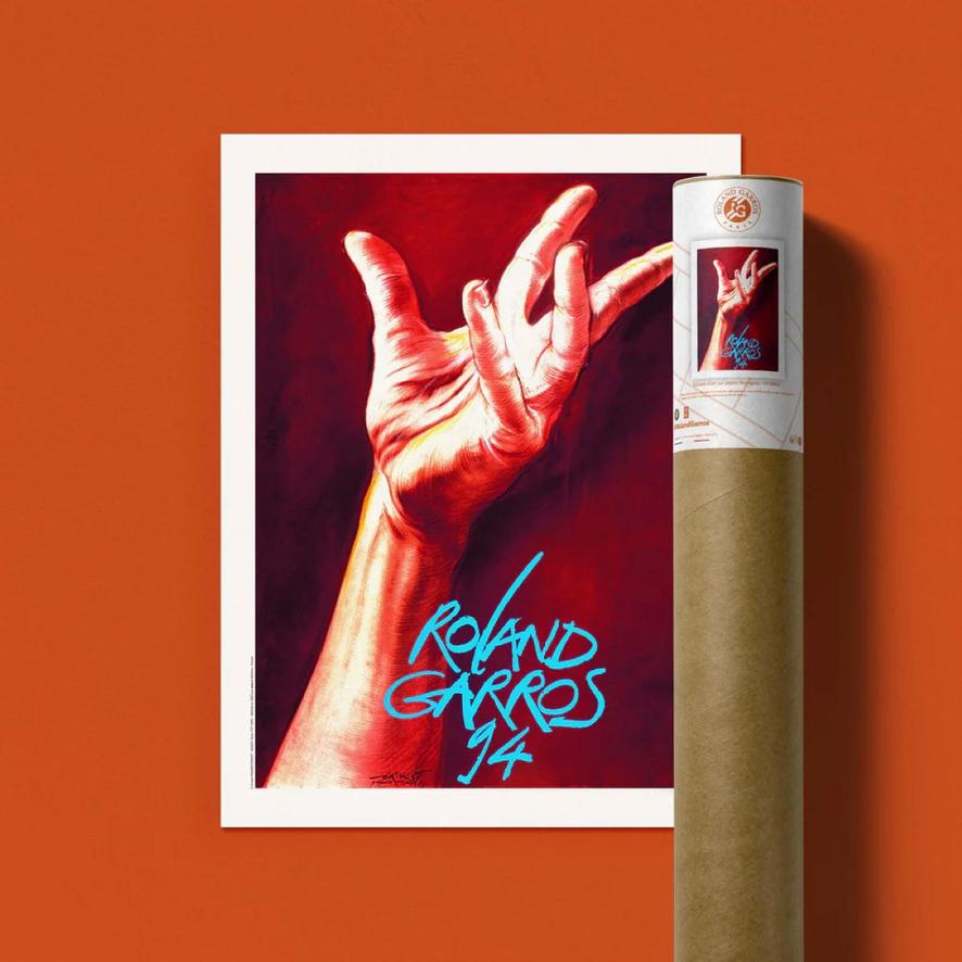 Oneart x Roland-Garros RG 1994 Poster30x40 cm in a pouch - Clay