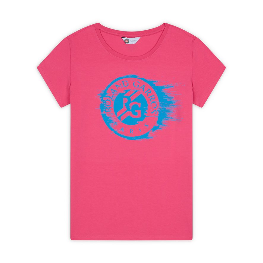 ROLAND MOURET 売れ筋商品|||ローラン・ムレ Tシャツ トップス レディース Tops Red Roland-Garros woman logo t-shirt - White | Roland-Garros Store