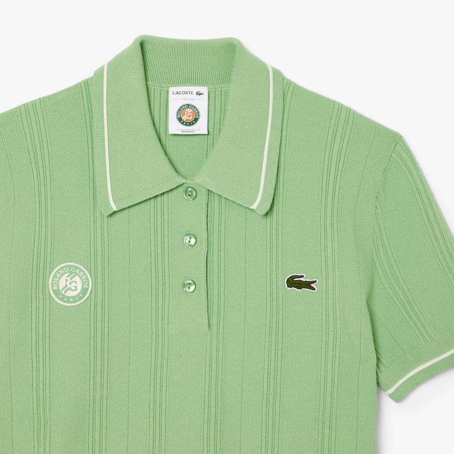 Lacoste x Roland-Garros Umpire Woman Polo shirt - Green | Roland