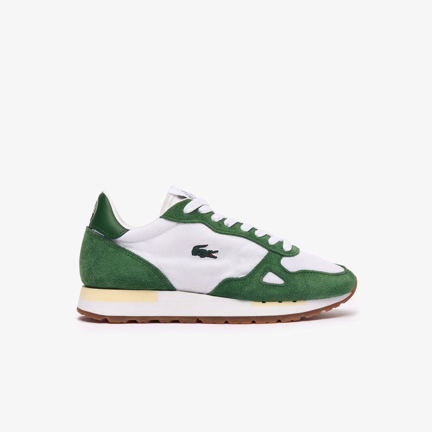 Lacoste x Roland Garros Partner 70s Women Baskets White and Green Roland Garros Store