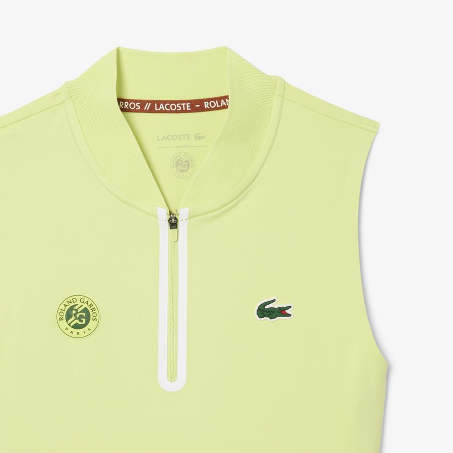 green lacoste tennis dress Lacoste x Roland-Garros Performance women Dress