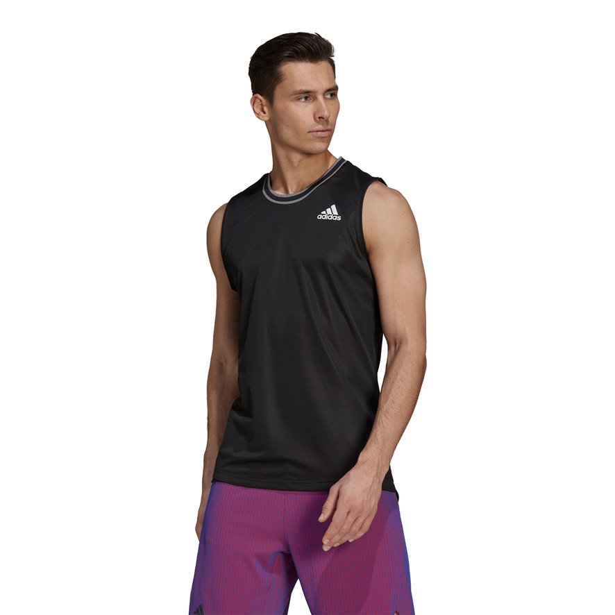 Debardeur homme Adidas x Roland Garros noir