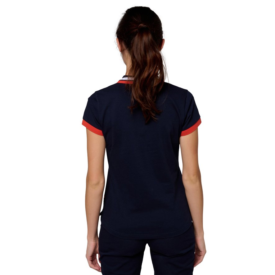 Roland Garros H ritage Woman Polo Navy Roland Garros Store